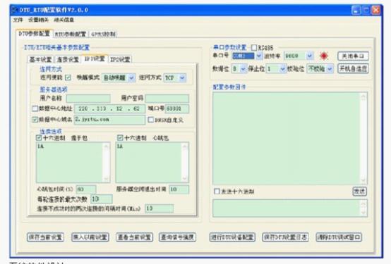 GPRS DTU环境温度远程监测系统配置软件