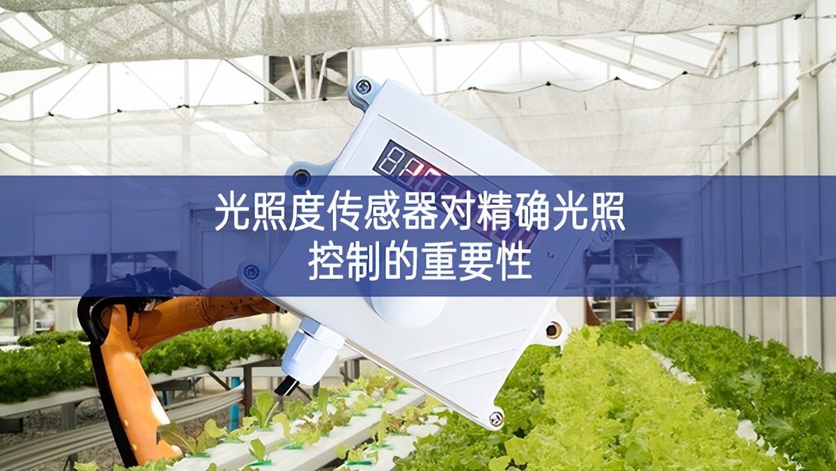 光照度传感器对精确光照控制的重要性 光照度传感器对精确光照控制的重要性
