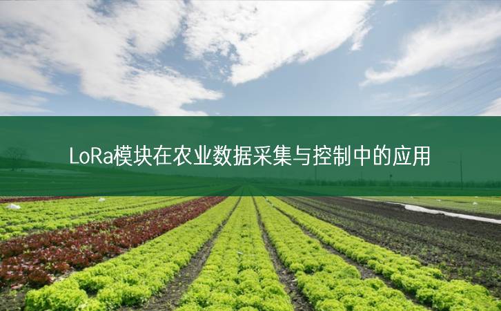 LoRa模块在农业数据采集与控制中的应用 LoRa模块在农业数据采集与控制中的应用