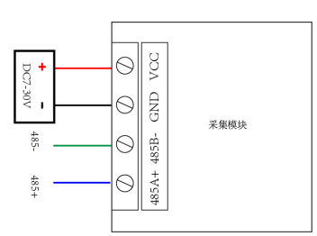 空气污染传感器RS485接线 空气污染传感器RS485接线