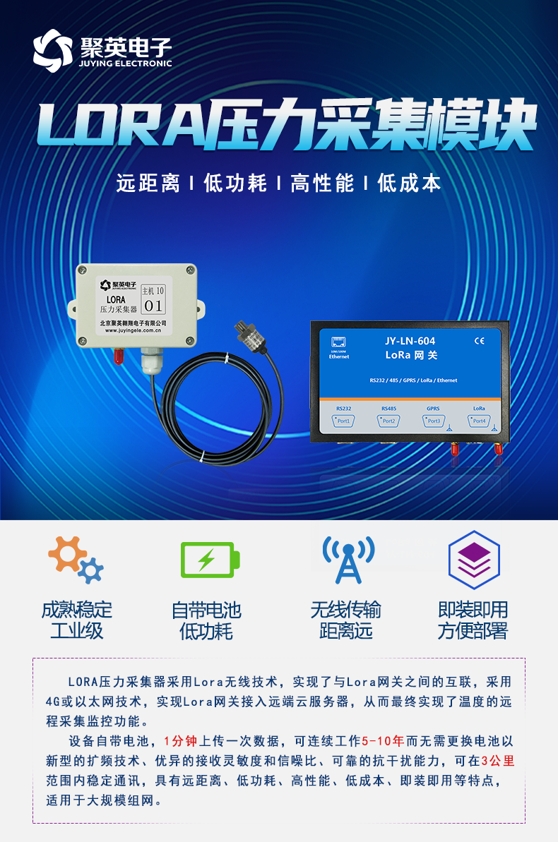 LORA压力采集器 民用级 LORA压力采集器 民用级
